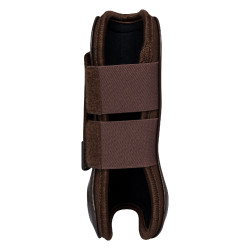 Guétegas anatômicas com fecho duplo de velcro Platinum Equestro Castanho