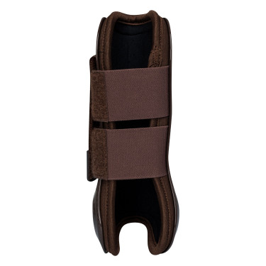 Guétegas anatômicas com fecho duplo de velcro Platinum Equestro Castanho