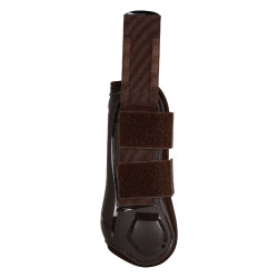 Guétegas anatômicas com fecho duplo de velcro Platinum Equestro Castanho