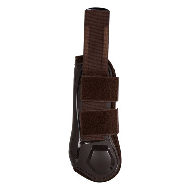 Guétegas anatômicas com fecho duplo de velcro Platinum Equestro Castanho