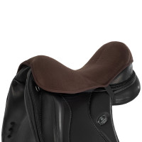Protetor de selim em gel para dressage com Dri-Lex 20mm Acavallo Castanho Protetor de selim em gel para dressage com Dri-Lex 20mm Acavallo Castanho