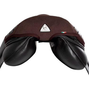 Protetor de selim em gel Air Plus para salto com gel exterior de 10mm Acavallo Castanho Protetor de selim em gel Air Plus para salto com gel exterior de 10mm Acavallo Castanho