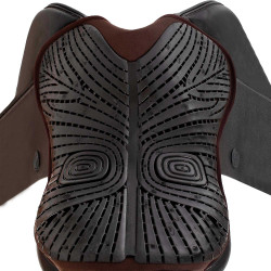 Protetor de selim em gel Air Plus para salto com gel exterior de 10mm Acavallo Castanho Protetor de selim em gel Air Plus para salto com gel exterior de 10mm Acavallo Castanho