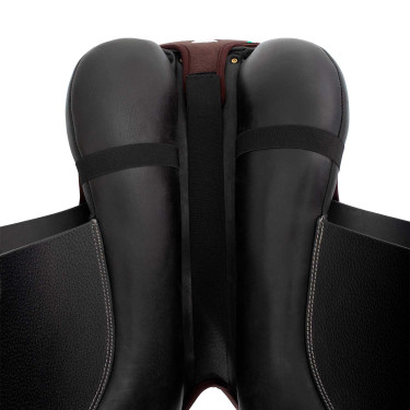 Protetor de selim em gel Air Plus para salto com gel exterior de 10mm Acavallo Castanho Protetor de selim em gel Air Plus para salto com gel exterior de 10mm Acavallo Castanho