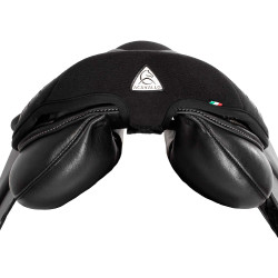 Protetor de selim em gel Air Plus para salto com gel exterior de 10mm Acavallo Preto Protetor de selim em gel Air Plus para salto com gel exterior de 10mm Acavallo Preto