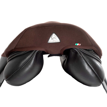 Protetor de selim em gel Air Plus para salto com Dri-Lex 10mm Acavallo Castanho