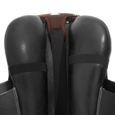 Protetor de selim em gel Air Plus para salto com Dri-Lex 10mm Acavallo Castanho