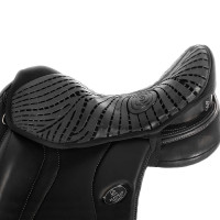 Protetor de selim em gel Air Plus para adestramento com gel exterior de 10mm Acavallo Preto