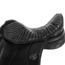 Protetor de selim em gel Air Plus para adestramento com gel exterior de 10mm Acavallo Preto