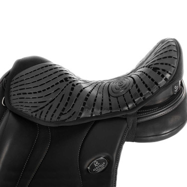 Protetor de selim em gel Air Plus para adestramento com gel exterior de 10mm Acavallo Preto