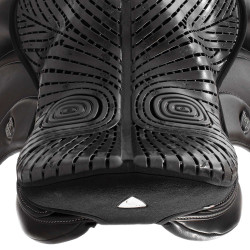 Protetor de selim em gel Air Plus para adestramento com gel exterior de 10mm Acavallo Preto