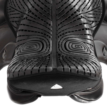 Protetor de selim em gel Air Plus para adestramento com gel exterior de 10mm Acavallo Preto