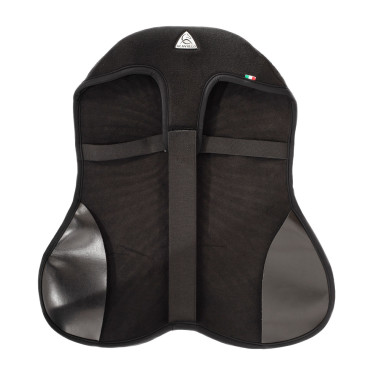 Protetor de selim em gel Air Plus para adestramento com gel exterior de 10mm Acavallo Preto