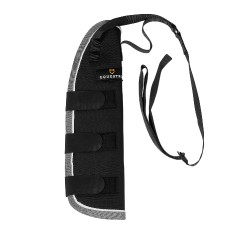 Protetor de cauda acolchoado e impermeável Equestro Preto