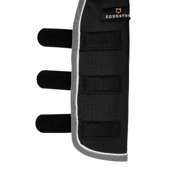 Protetor de cauda acolchoado e impermeável Equestro Preto