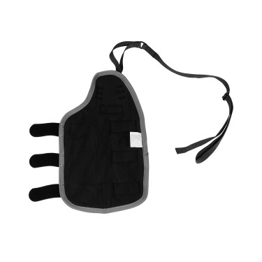 Protetor de cauda acolchoado e impermeável Equestro Preto