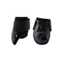 Protetores de boleto para cavalos jovens Opera com gel Acavallo Preto / vermelho Protetores de boleto para cavalos jovens Opera com gel Acavallo Preto / vermelho