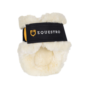 Protetores de boleto para cavalos jovens em TPU e lã sintética Ruby Equestro Preto