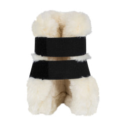 Protetores de boleto em TPU e lã sintética Ruby Equestro Castanho