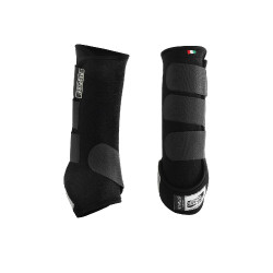 Guêtres traseiras em neopreno com gel Respira Acavallo Preto