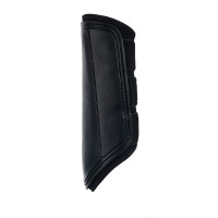 Guetes de cross em neoprene e couro perfurado Airflow Equestro Preto Guetes de cross em neoprene e couro perfurado Airflow Equestro Preto