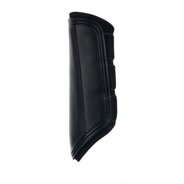 Guetes de cross em neoprene e couro perfurado Airflow Equestro Preto Guetes de cross em neoprene e couro perfurado Airflow Equestro Preto