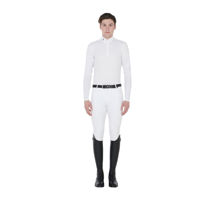 Pólo de competição de mangas compridas masculino Nestor Equestro Pólo de competição de mangas compridas masculino Nestor Equestro
