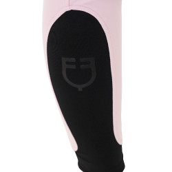 Calça de cintura alta com grip integral feminina Equestro Bailarina Rosa