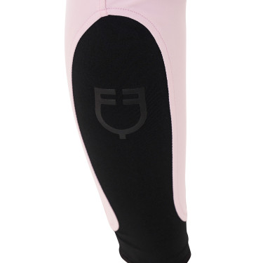 Calça de cintura alta com grip integral feminina Equestro Bailarina Rosa