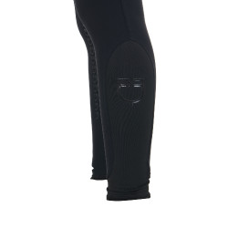Calça de cintura alta com grip integral feminina Equestro Preto