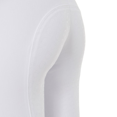 Calça de cintura alta com grip integral feminina Equestro Branco