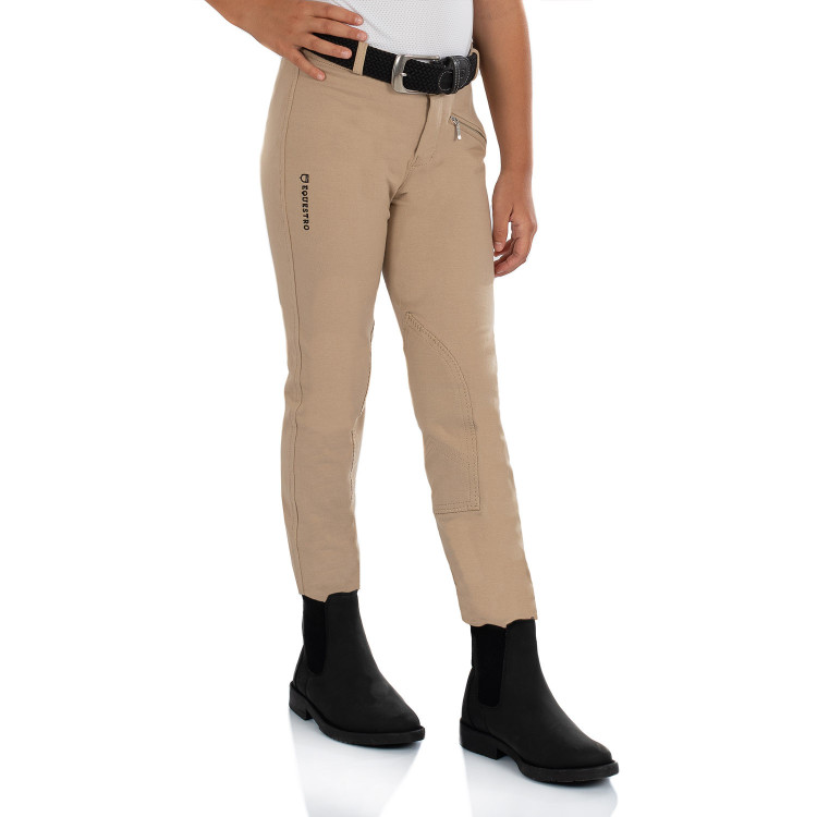 Calça jodhpur infantil Leilani em material elástico Equestro Calça jodhpur infantil Leilani em material elástico Equestro