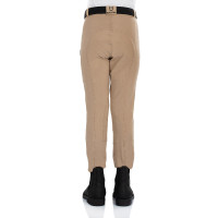 Calça jodhpur infantil Leilani em material elástico Equestro Bege