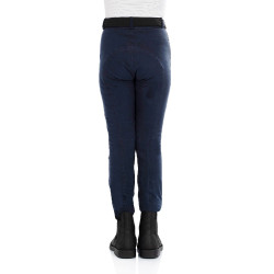 Calça jodhpur infantil Leilani em material elástico Equestro Marinho Calça jodhpur infantil Leilani em material elástico Equestro Marinho