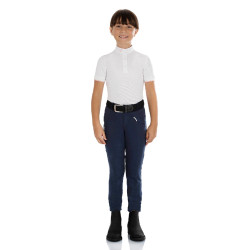 Calça jodhpur infantil Leilani em material elástico Equestro Marinho Calça jodhpur infantil Leilani em material elástico Equestro Marinho