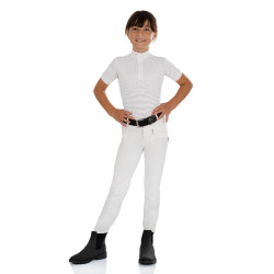 Calça jodhpur infantil Leilani em material elástico Equestro Calça jodhpur infantil Leilani em material elástico Equestro