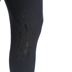 Calça masculina Zeus com grip no joelho em algodão elástico Equestro Marinho Azul-marinho Calça masculina Zeus com grip no joelho em algodão elástico Equestro Marinho Azul-marinho