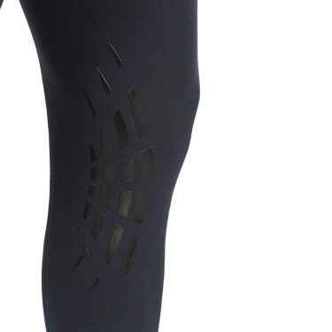 Calça masculina Zeus com grip no joelho em algodão elástico Equestro Calça masculina Zeus com grip no joelho em algodão elástico Equestro
