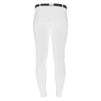 Calça masculina Zeus com grip no joelho em algodão elástico Equestro Branco