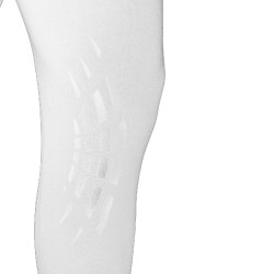 Calça masculina Zeus com grip no joelho em algodão elástico Equestro Branco