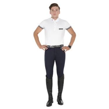Calça masculina Crono em algodão stretch Equestro Calça masculina Crono em algodão stretch Equestro