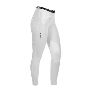 Calça feminina Selene em algodão stretch Equestro Branco