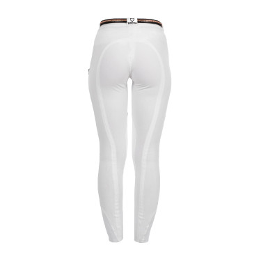 Calça feminina Selene em algodão stretch Equestro Branco