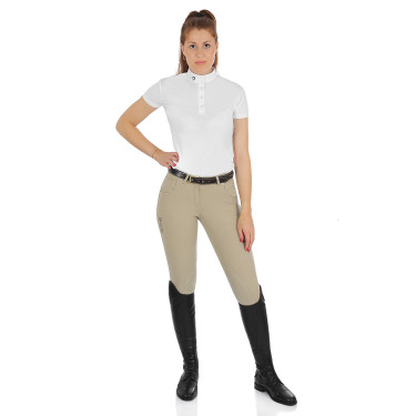 Calça feminina Race em algodão stretch Equestro Calça feminina Race em algodão stretch Equestro