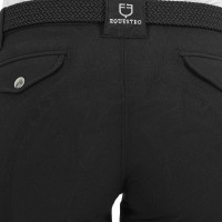 Calça feminina Race em algodão stretch Equestro Preto Calça feminina Race em algodão stretch Equestro Preto