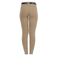 Calça feminina Demetra em algodão stretch Equestro Bege Calça feminina Demetra em algodão stretch Equestro Bege