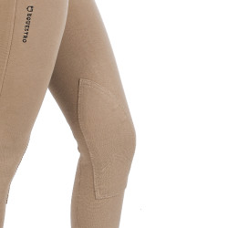 Calça feminina Demetra em algodão stretch Equestro Bege Calça feminina Demetra em algodão stretch Equestro Bege