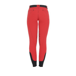 Calça feminina com grip no joelho em tecido técnico Xeni Equestro Calça feminina com grip no joelho em tecido técnico Xeni Equestro