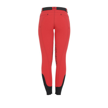 Calça feminina com grip no joelho em tecido técnico Xeni Equestro Calça feminina com grip no joelho em tecido técnico Xeni Equestro