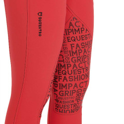 Calça feminina com grip no joelho em tecido técnico Xeni Equestro Calça feminina com grip no joelho em tecido técnico Xeni Equestro